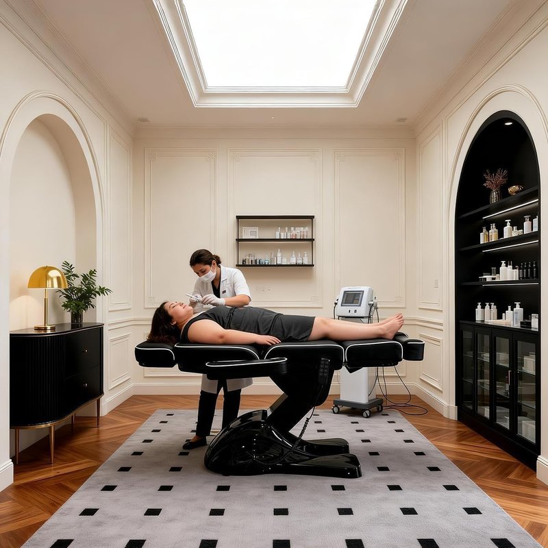 Electric Facial Massage Bed - 3 Motor Adjustable Esthetician Chair | Perfect for Spa & Tattoo Use