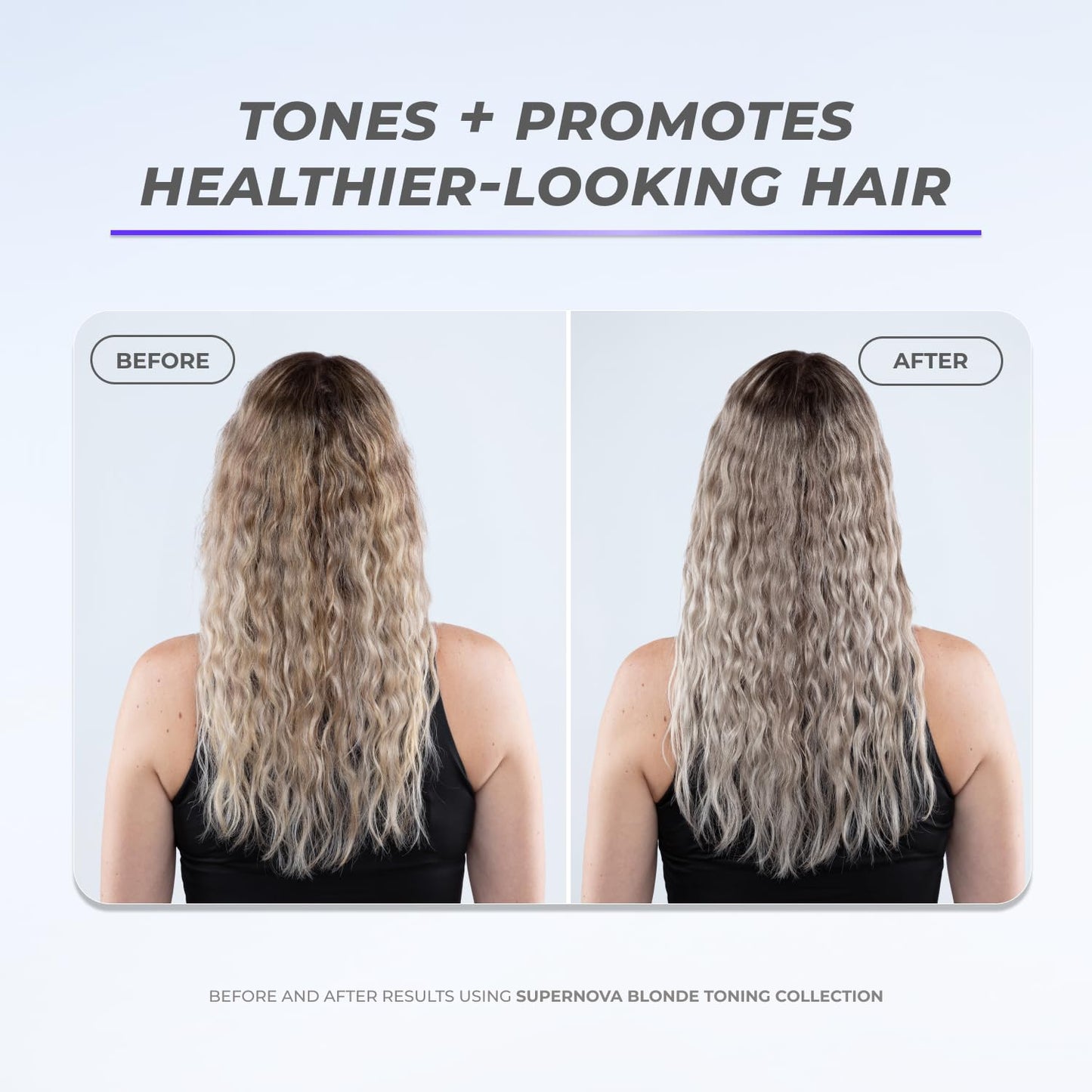 XMONDO Supernova Blonde Toning Mask - Vegan Hair Repair & Hydration with Jojoba Oil | 7.95 oz