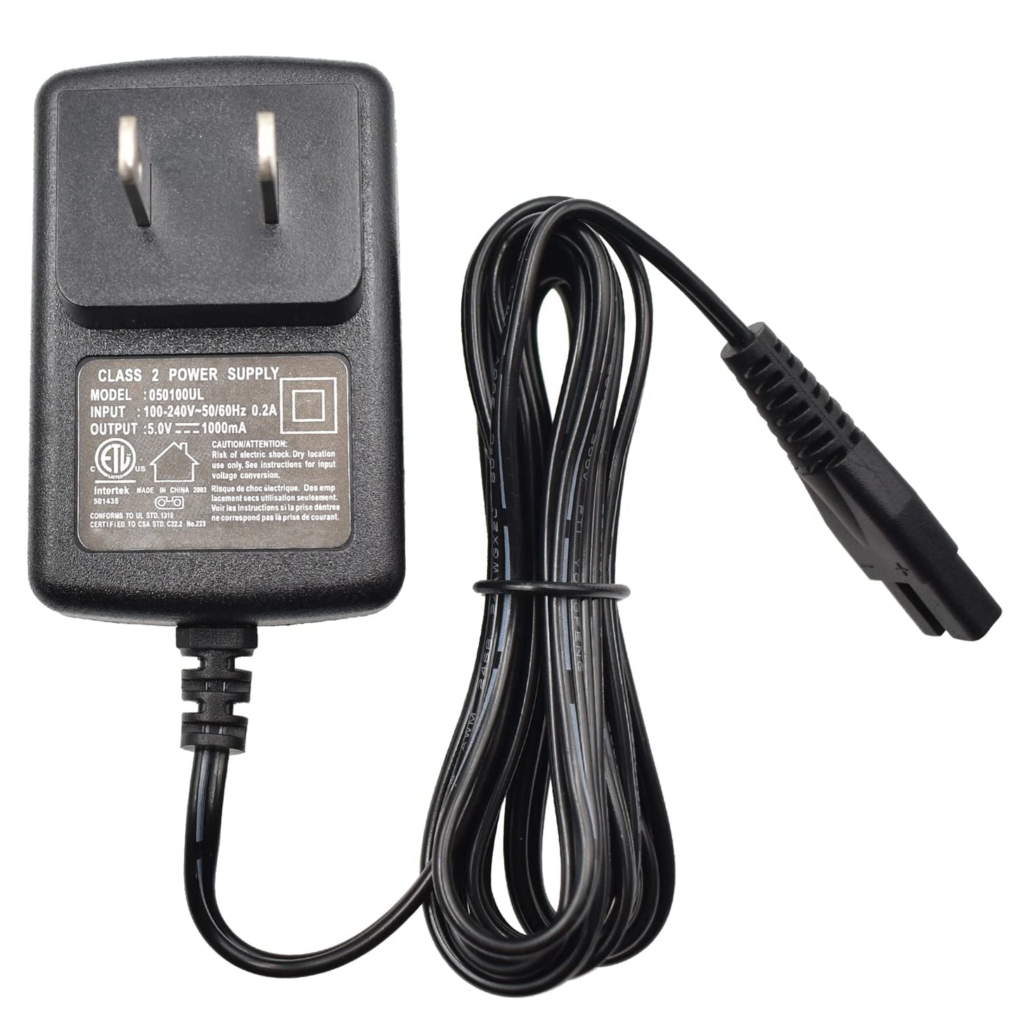 BOEEA Charger Fits oneisall Low Noise Dog Clippers, Replacement Charger Cord Compatible with SUPRENT Hair Clippers