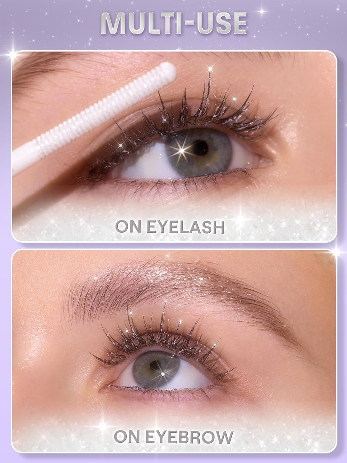 Crystal Gaze Glitter Mascara - High Shine Waterproof Formula for Long-Lasting Glam | Perfect for All-Day Wear