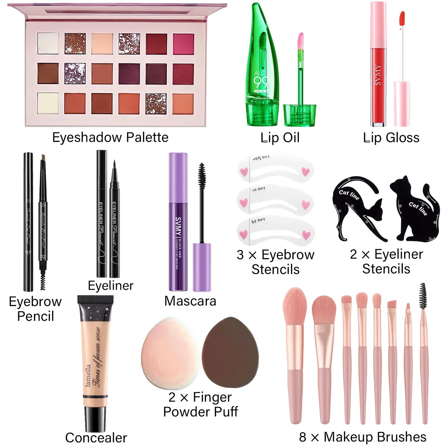 makeup set 18 colors eyeshadow