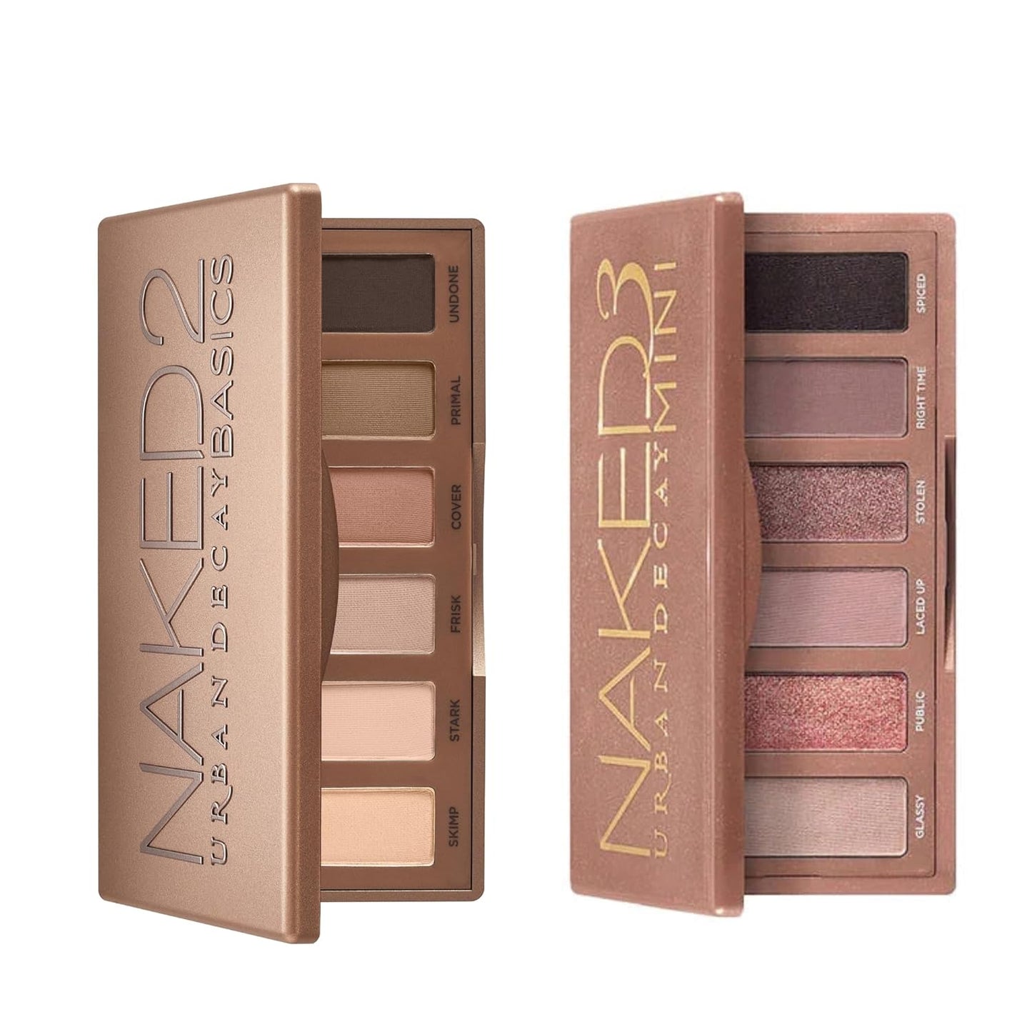 Urban Decay Naked Mini Eyeshadow Palettes Bundle - Neutral Mattes & Rosy Neutrals Shimmer