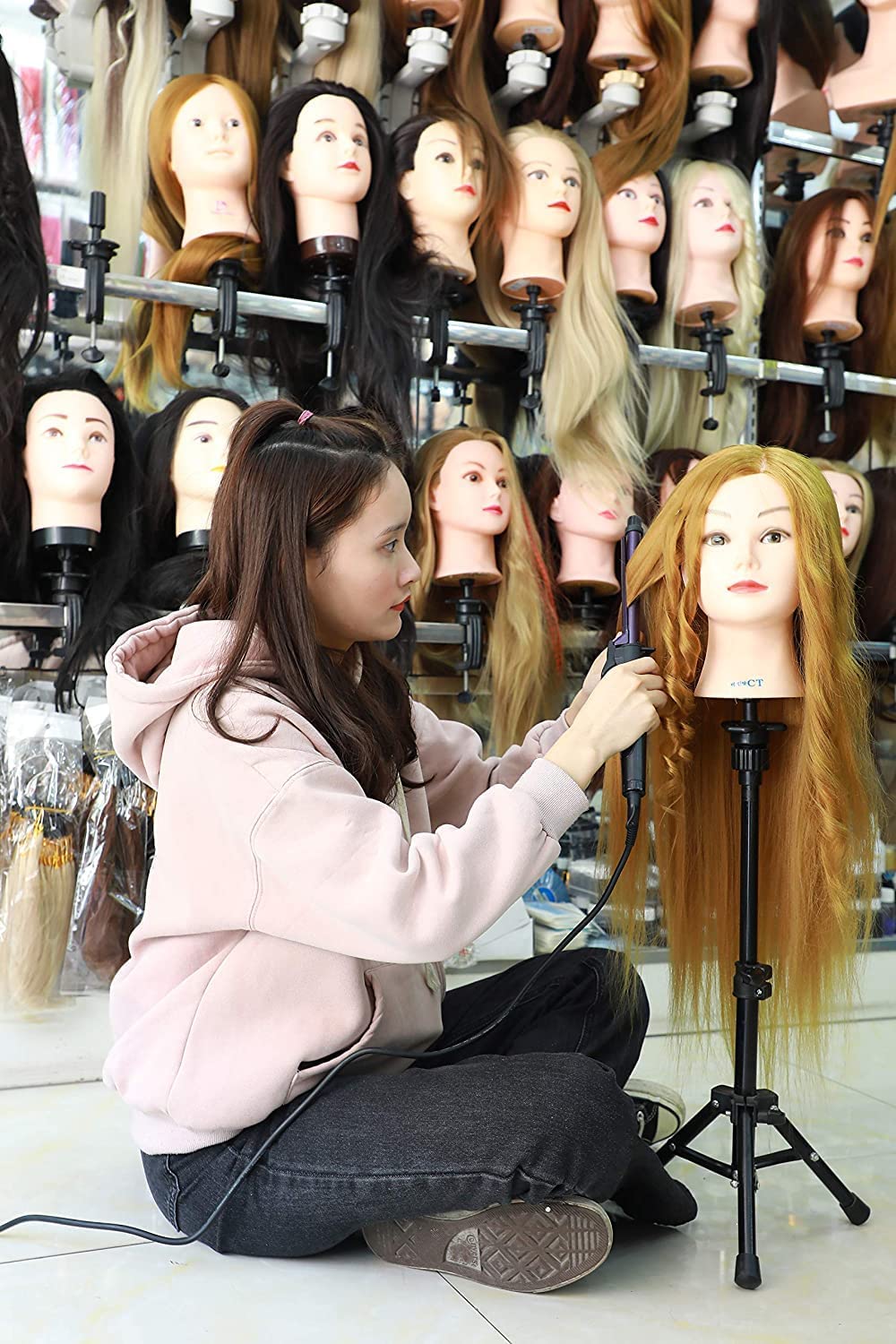 AliLeader Mannequin Head Stand