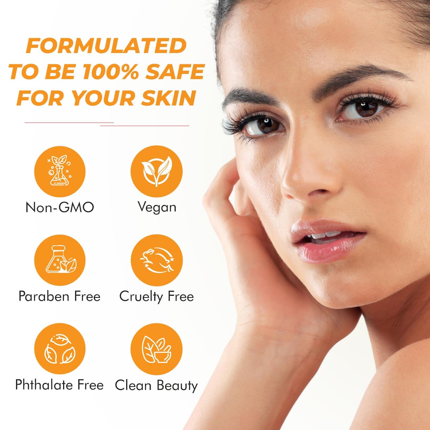 Vitamin C Facial Wipes - Hydrating & Brightening Korean Skin Care | Anti-Aging, Vegan, 95% Natural - 1 Pack
