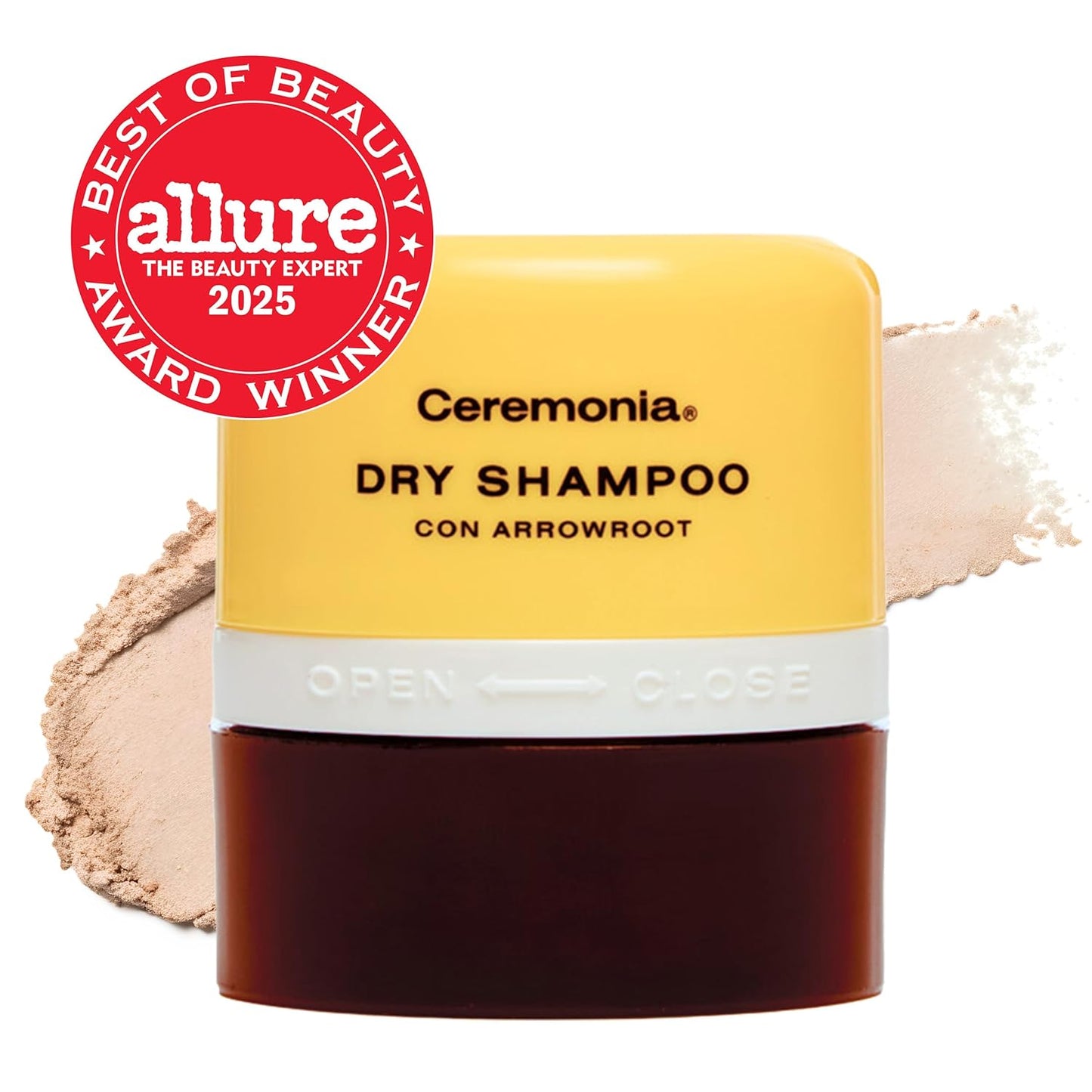 Ceremonia Dry Shampoo - Oil-Absorbing Powder with Aloe Vera | Non-Aerosol, All Hair Types, 0.35 oz