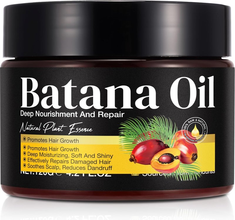 Batana Oil for Hair Growth - 100% Pure Raw Oil from Honduras - Moisturizes & Promotes Thickness for Men & Women