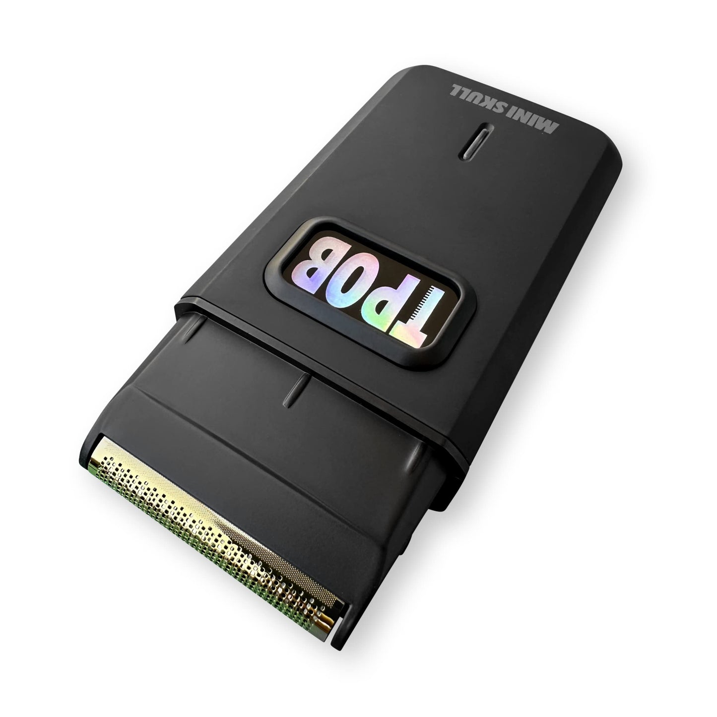 TPOB Mini Skull Single Shaver Compact Design that can fit in Your Pocket with a Turbo Charged Motor, Perfect for Both Professional and at-Home use (Black)