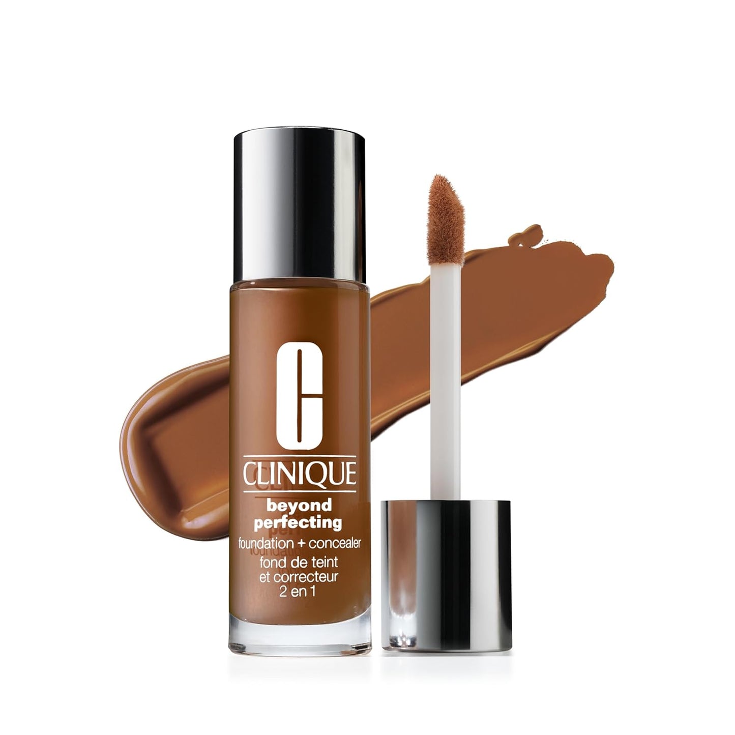 Clinique Beyond Perfecting Liquid Foundation & Concealer - Full Coverage, Natural Matte Finish for All Skin Types | 1 Fl Oz