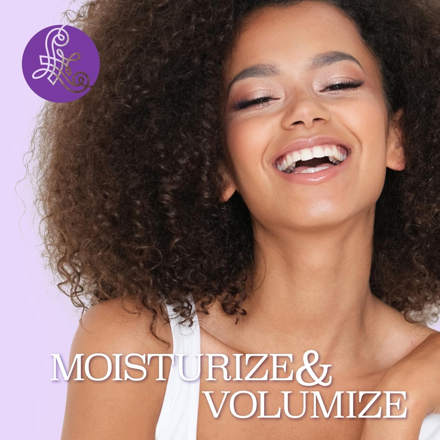 Luseta Curly Hair Shampoo and Conditioner Set with Coconut Oil, Unlimited Bounce and Definition for wavy and Coily hair, Reduce Frizz and Repair Dry Hair, for All Curl Types Sulfate Free 16.9Fl oz×2