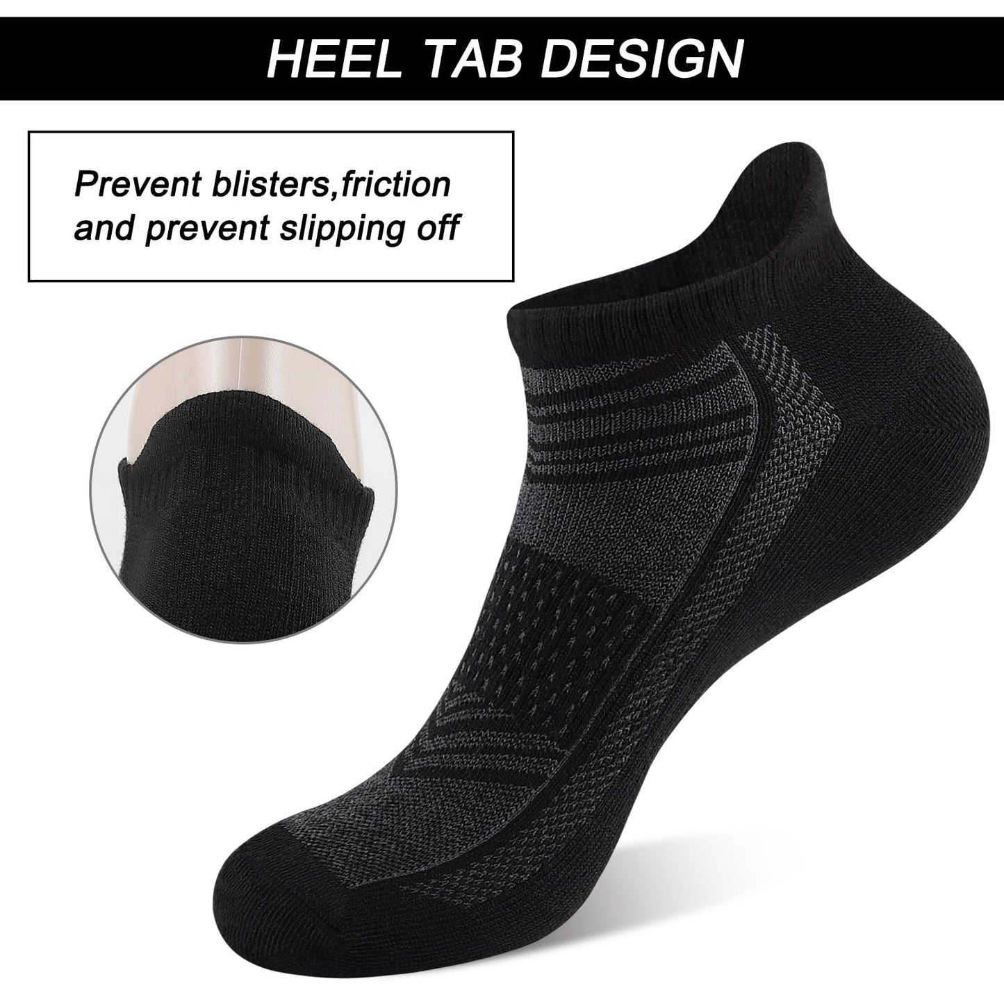 shnn 14 Pairs Mens/Womens Ankle Socks Thin Breathable Casual Low Cut Socks For Men/Women With Heel Tab
