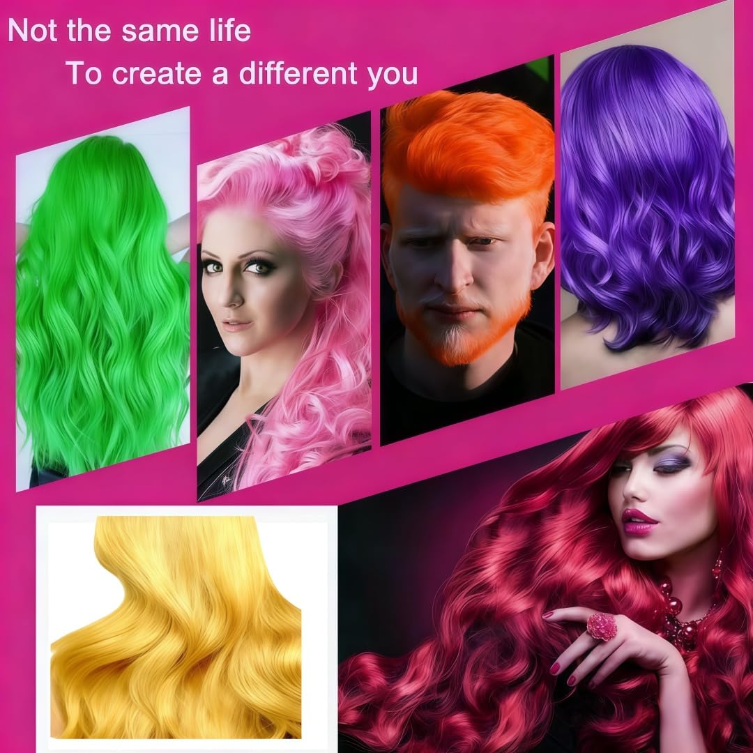 Red Temporary Hair Wax - Easy Wash-Out Hair Color for Halloween, Cosplay & Parties | Hair Dye & Styling Wax 4.23 oz