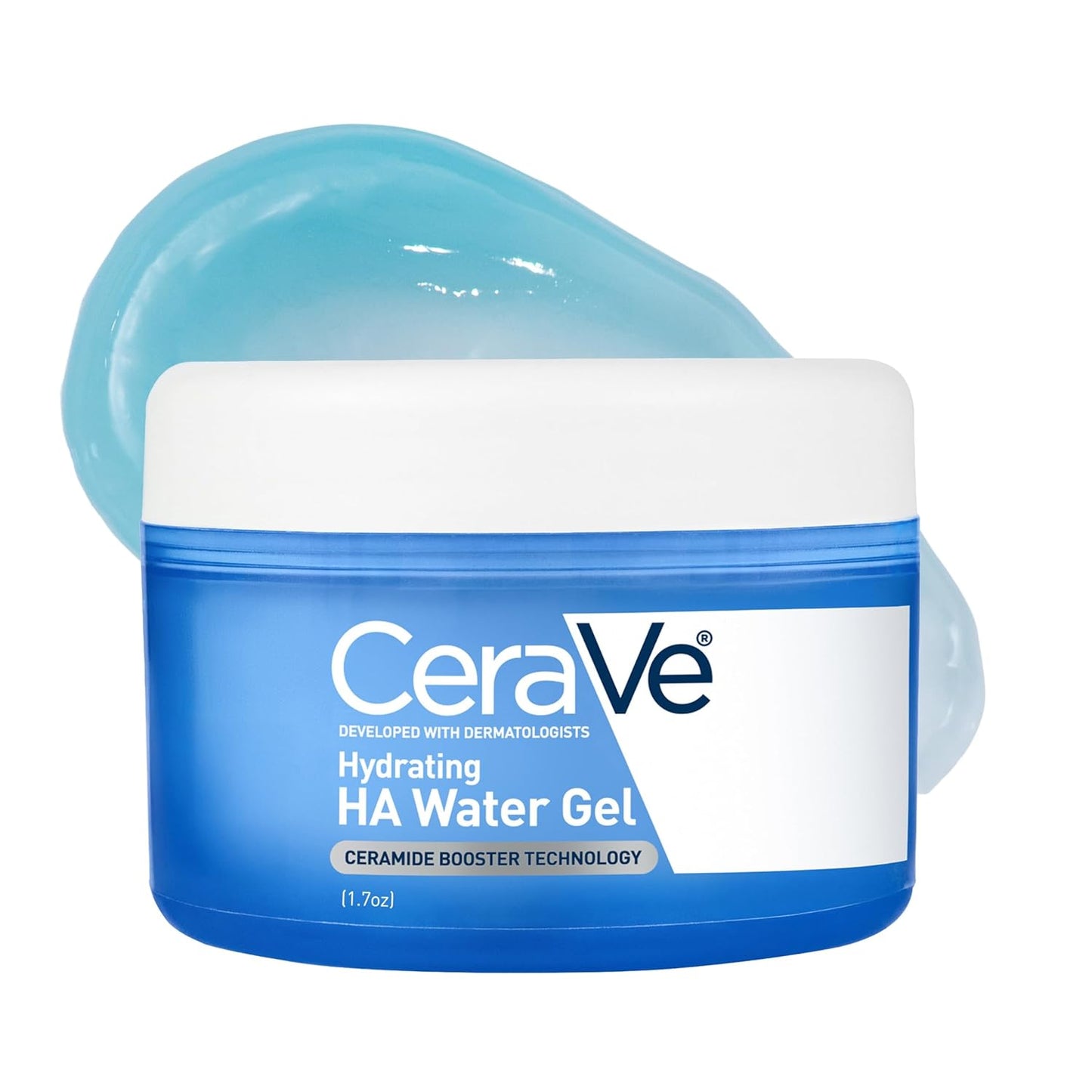 CeraVe Hydrating Hyaluronic Acid Gel - Lightweight Facial Moisturizer for Sensitive Skin | 1.7oz