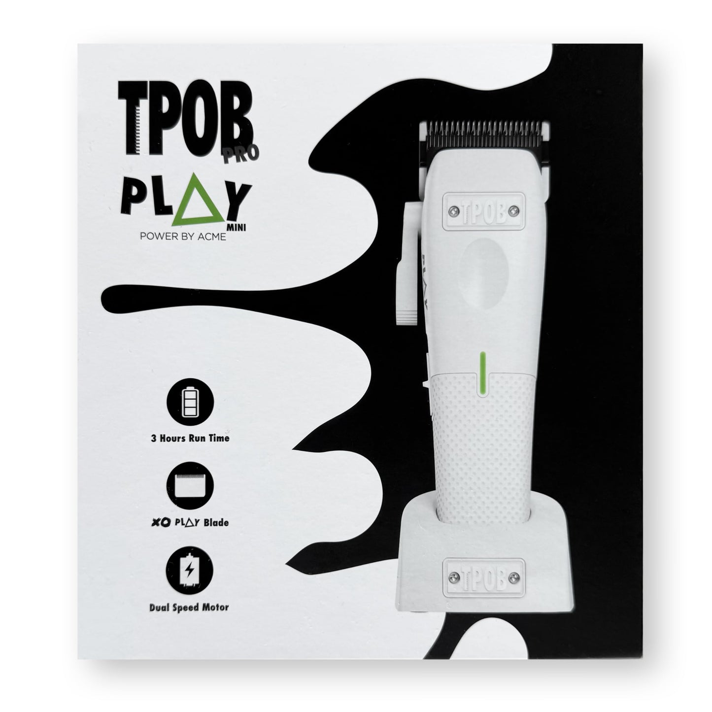 TPOB Mini Play Professional Hair Clippers (White)