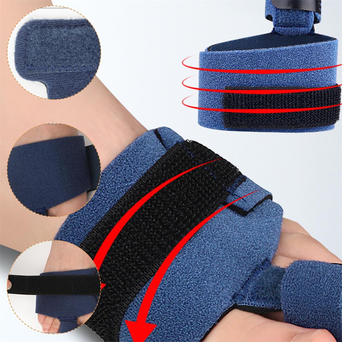 YJWZWE Toe Splints for Straightening Hammertoes Toe Brace Toe Straightener Toe Straps for Women Men Broken Toe Curled Toes Pain and Support 2Pcs