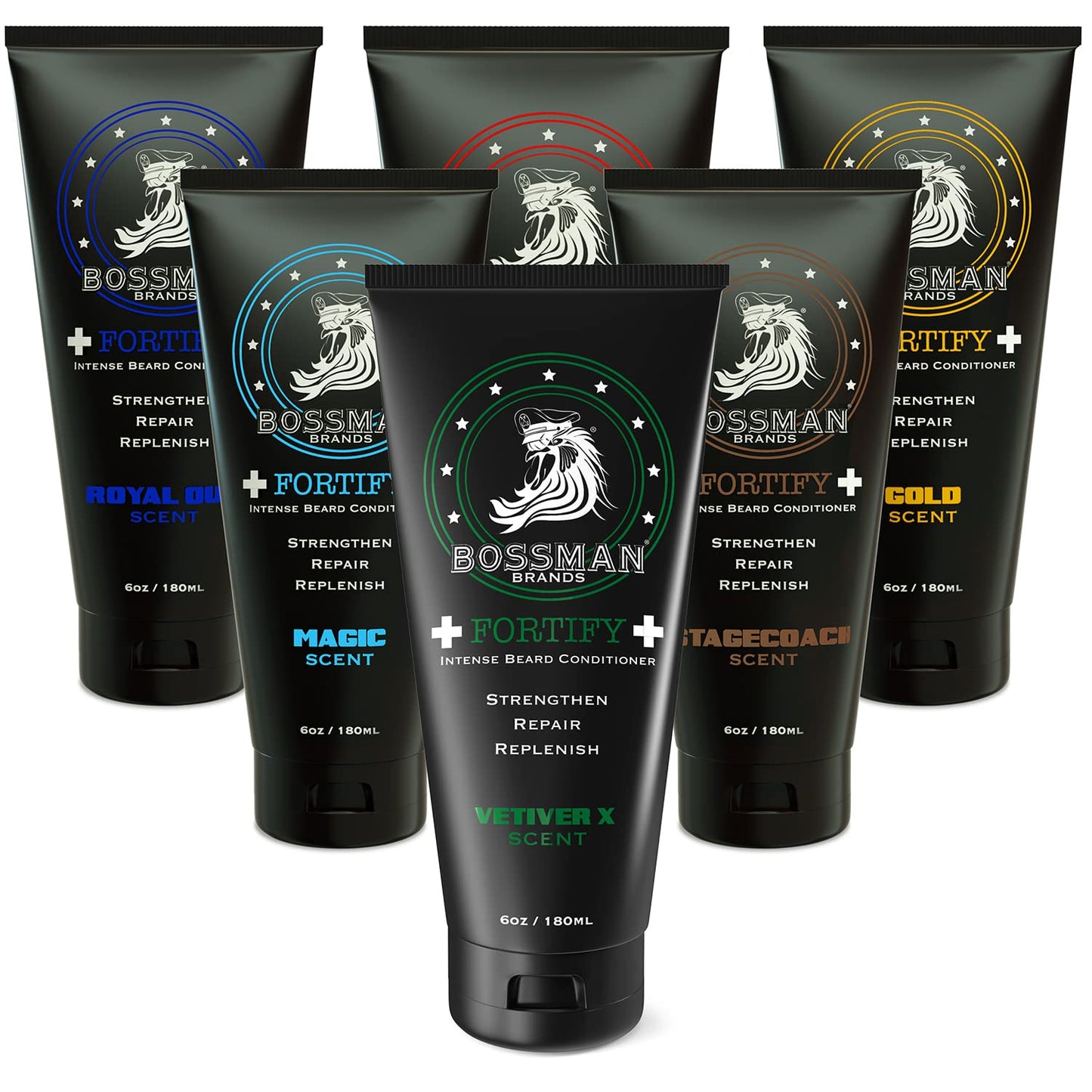 Bossman Fortify Intense Beard Conditioner to Grow, Thicken, Moisturize and Protect Your Beard