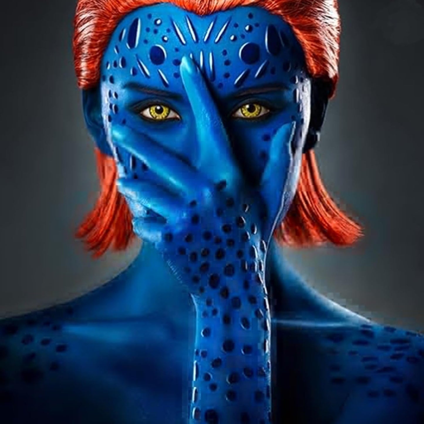 Royal Blue Eye Black Stick - Waterproof Face Paint for Sports & Halloween | Body Paint for Avatar & Alien Makeup