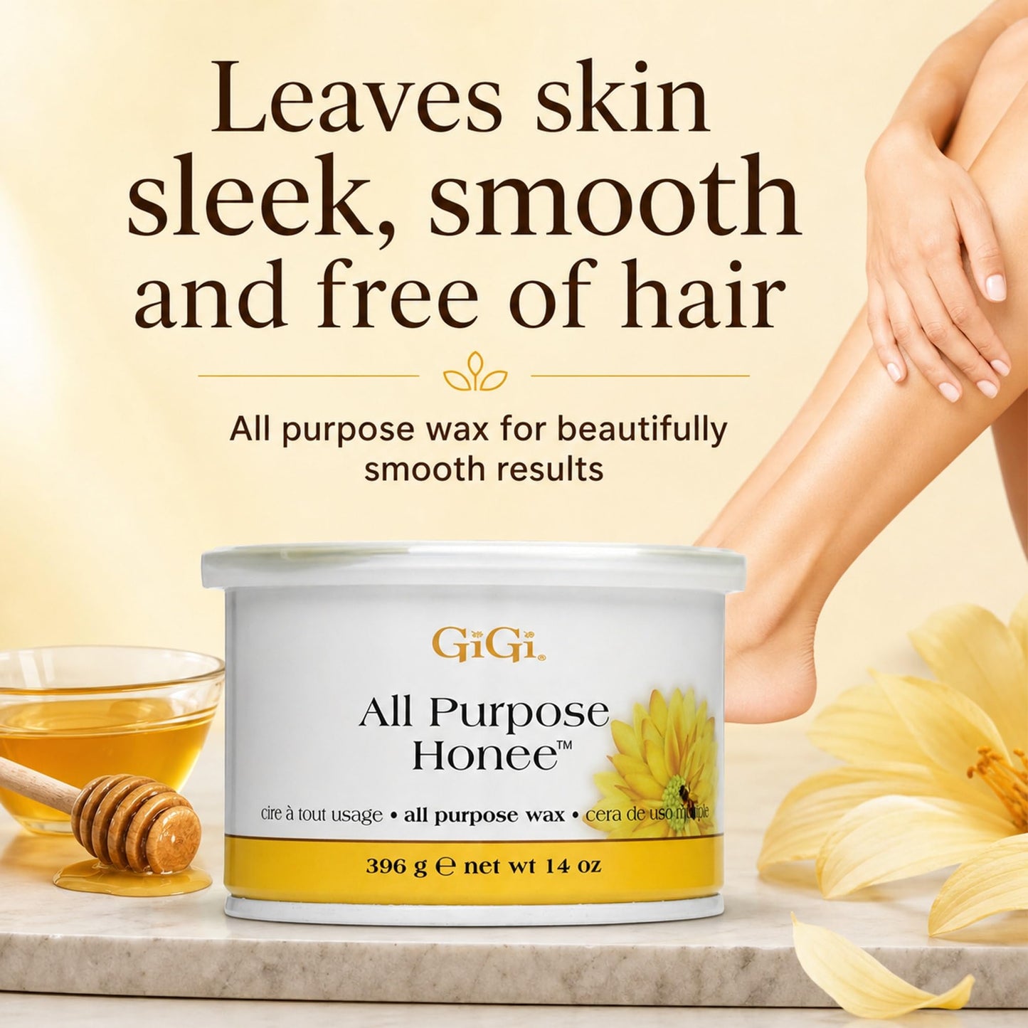 GiGi All Purpose Honee Wax 14 oz (Pack of 2)