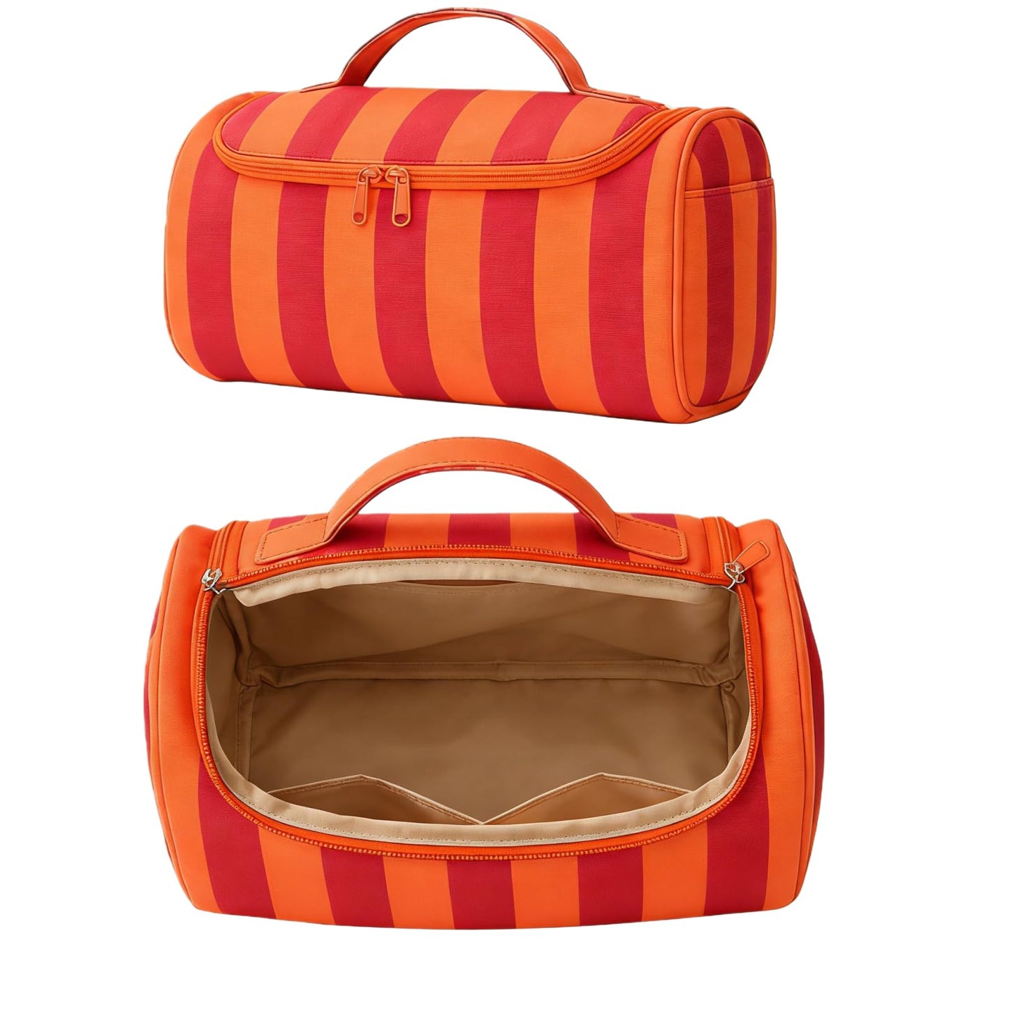 ANKICK Striped Travel Case Hair Tool Compatible with Dyson Airwrap Shark Complete Styler and Attachments Cute Hair Dryer Bag