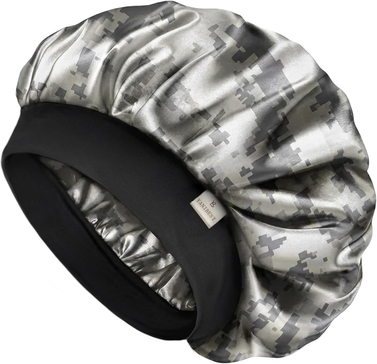 Silk Bonnet for Men & Women - Double Layer Satin Sleep Cap for Natural Curly Hair | Unisex Design
