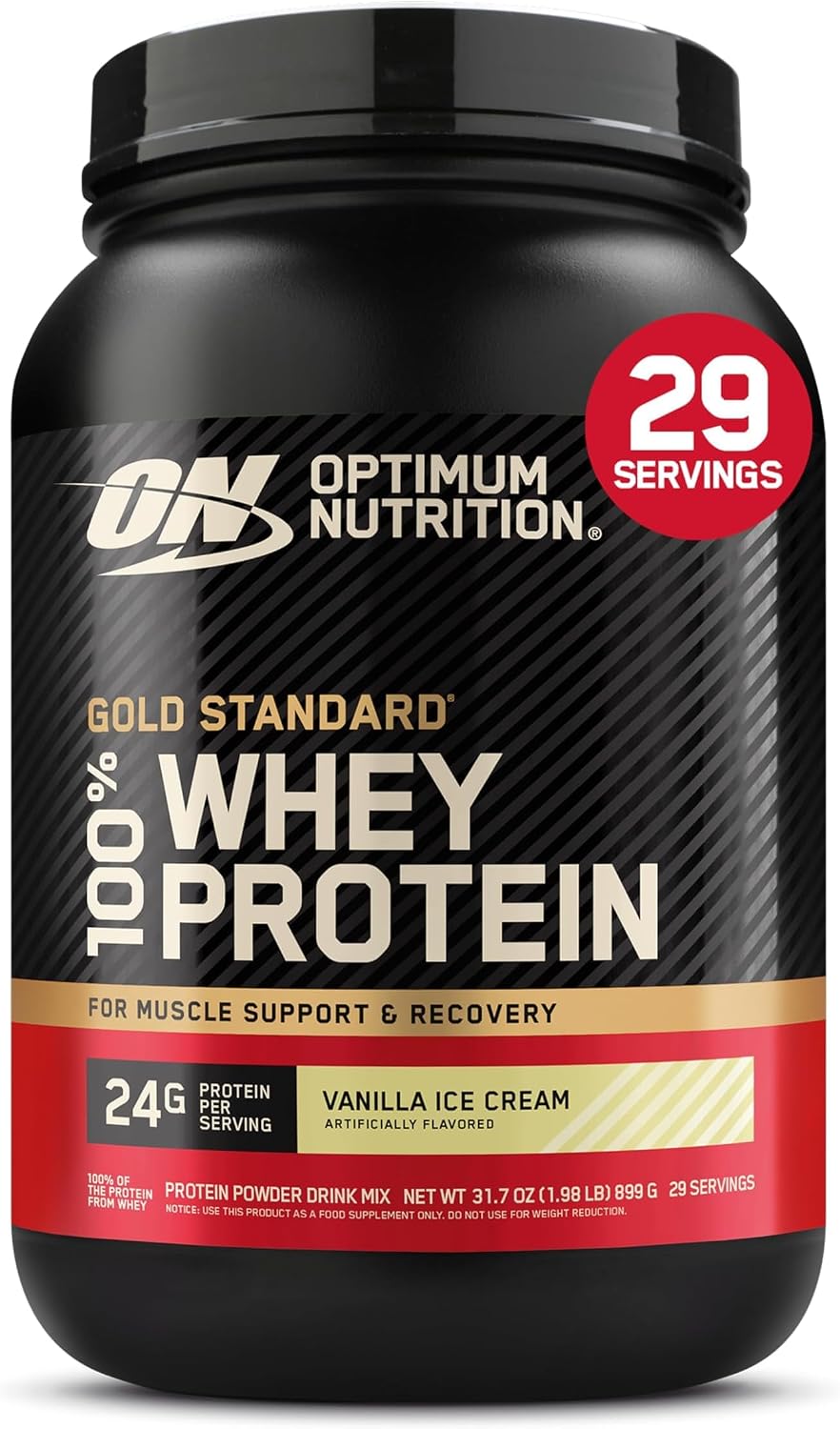 Optimum Nutrition Whey Protein Powder - Double Rich Chocolate Flavor | 1.98 lb Size