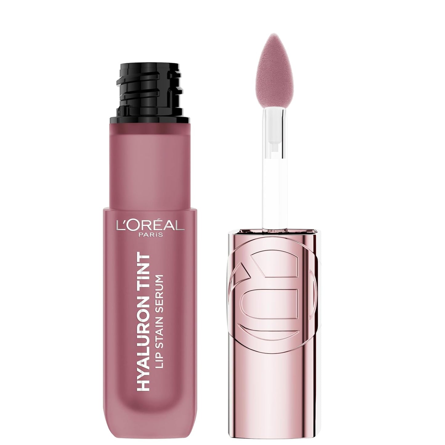 L'Oreal Paris Hyaluron Tint Lip Stain Serum - Long-Lasting Hydrating Lip Makeup | 217 Smoky Mauve (Dusky Pink)