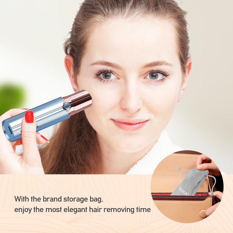 Facial Hair Removal for Women(2 pcs), SEIHAI Face Razors for Women, Hair Remover, Painless Hair Removal Device, Facial Razors for Women Face Suitable as a Gift