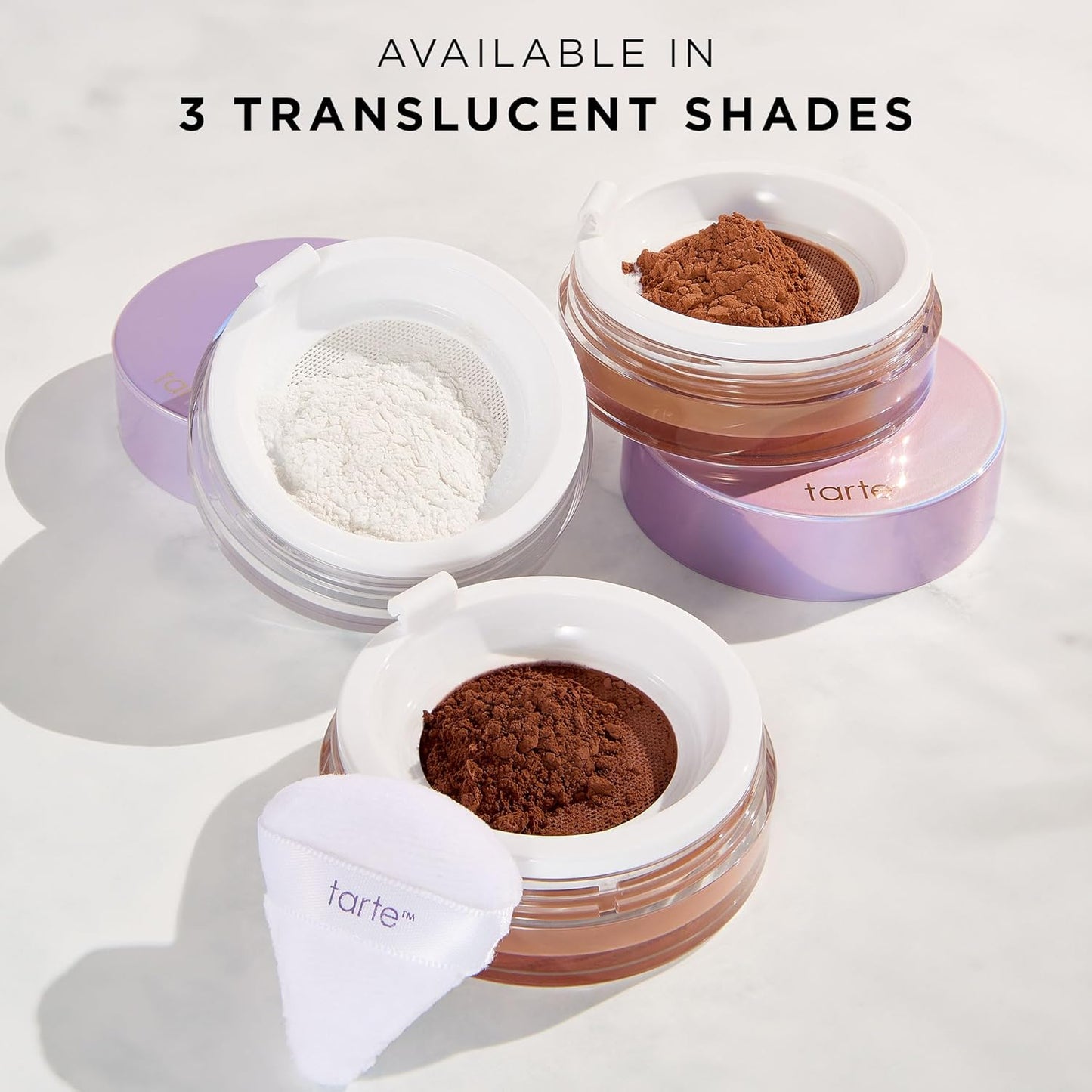 Tarte Creaseless Setting Powder - Lightweight Loose Face Powder for Longwear Finish | Vegan & Cruelty-Free