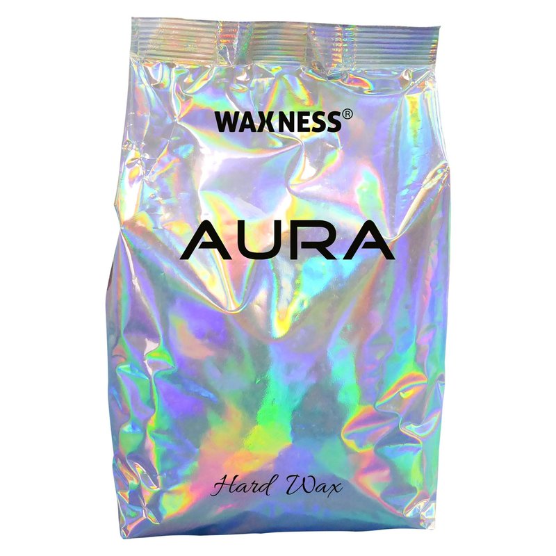 Waxness Aura Hard Wax Beads 2.2 lb (1 kg) Pack of 2 – Stripless Professional Hard Wax for Face & Body, Smooth Application, Suitable for Sensitive Skin – Made in Italy
