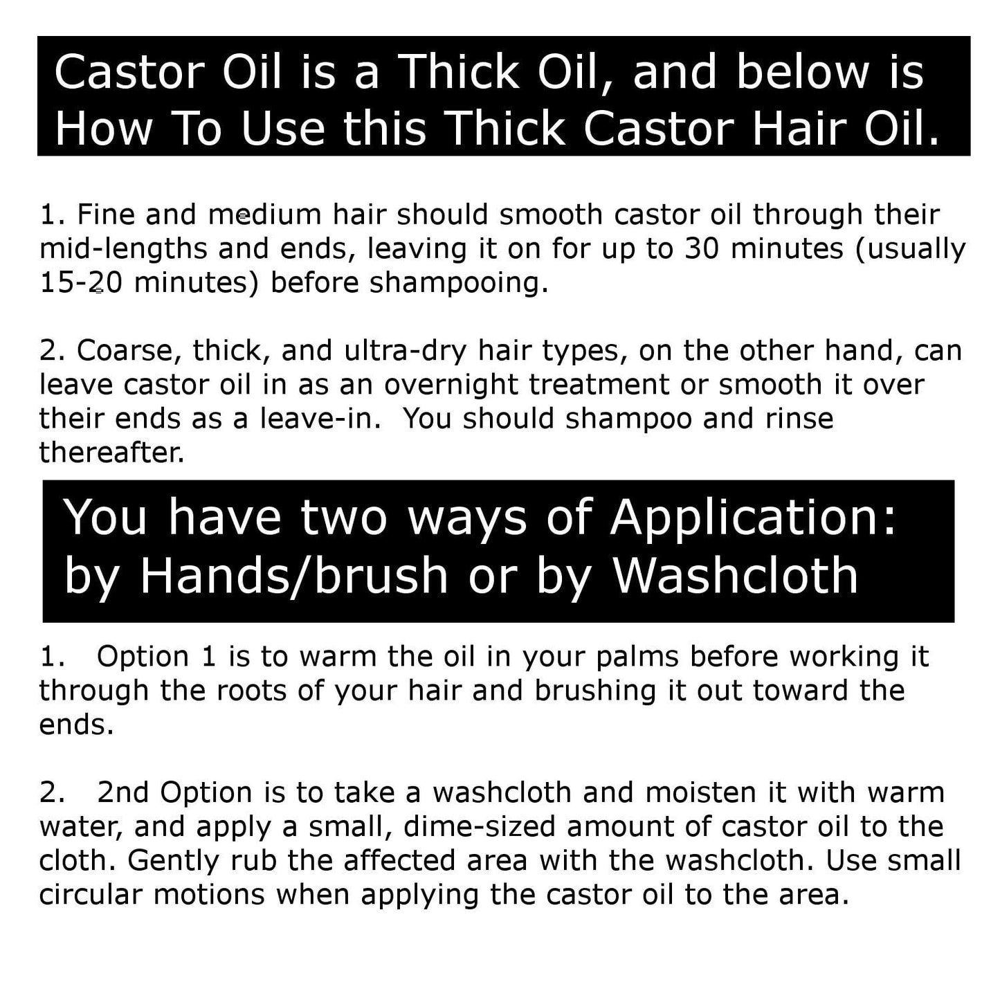 Castor Oil 16 Fl Oz - 100% Pure & Natural, Cold Pressed | Glass Bottle with Pump for Hair & Body