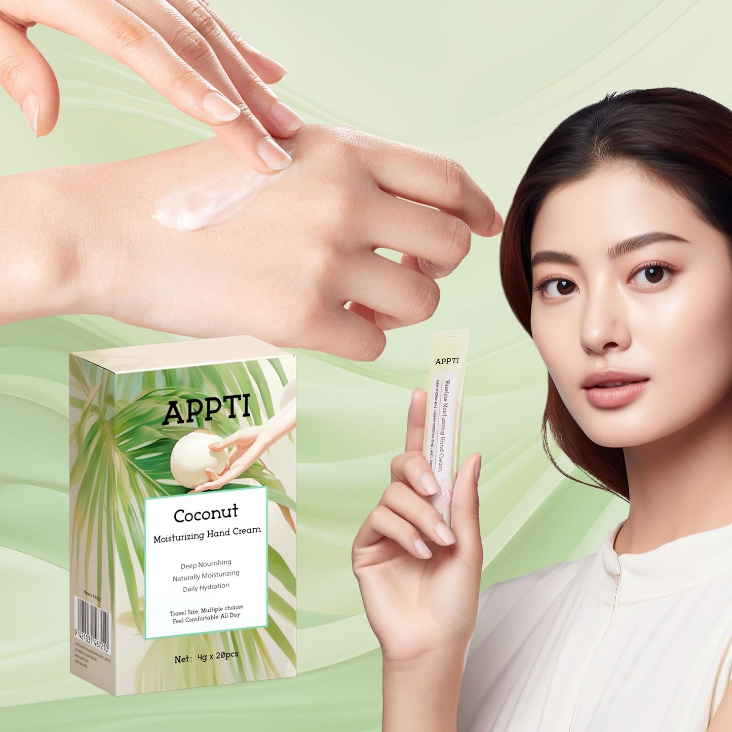 APPTI Moisturizing Hand Cream, Relieves and Repairs Hand Lotion, Travel Size Hand Cream, Variety Fragrance