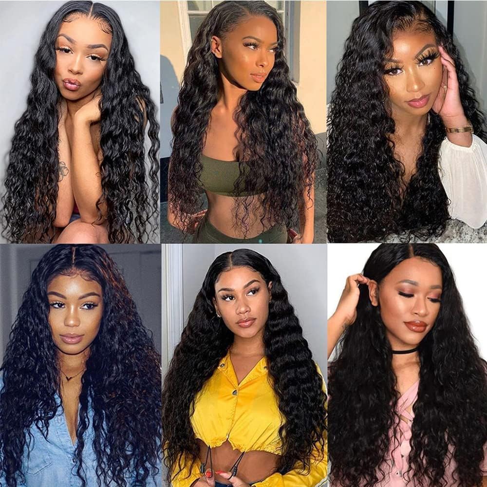 Curly Bundles Human Hair #1B Bundle Kinky Curly Human Hair Bundles Natural Black Bundle #1B Color Unprocessed Virgin Hair Extensions 16 18 20 Inch 150g