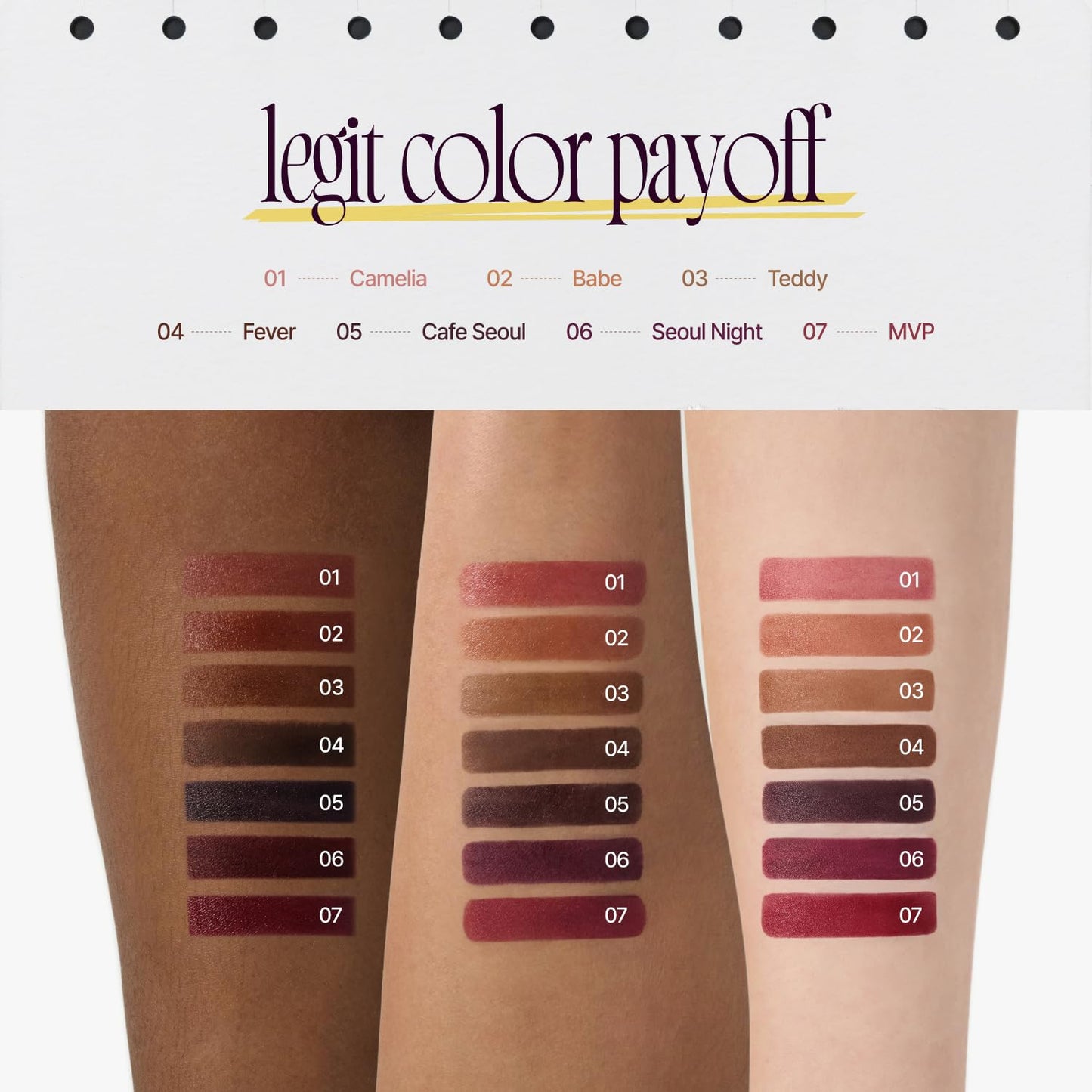 LOCK’n LINE Lip Contour Stain - Long-Lasting Tinted Lip Liner | 01 Camelia | Lightweight, No-Transfer Formula | 1ml