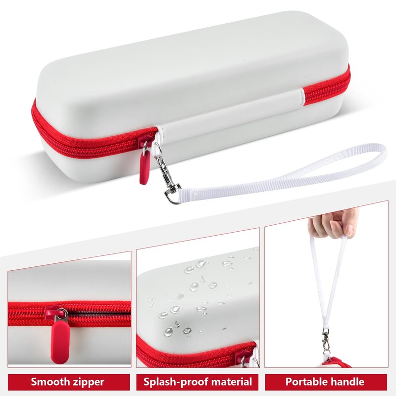 Grapsa Travel Case for Andis Professional T-Outliner Beard & Hair Trimmer Fit Model GTO 04780/04710/04603/04775,Mens Hair Cutting Supplies Organizer Holder with Mesh Pocket for Accessories- Bag Only