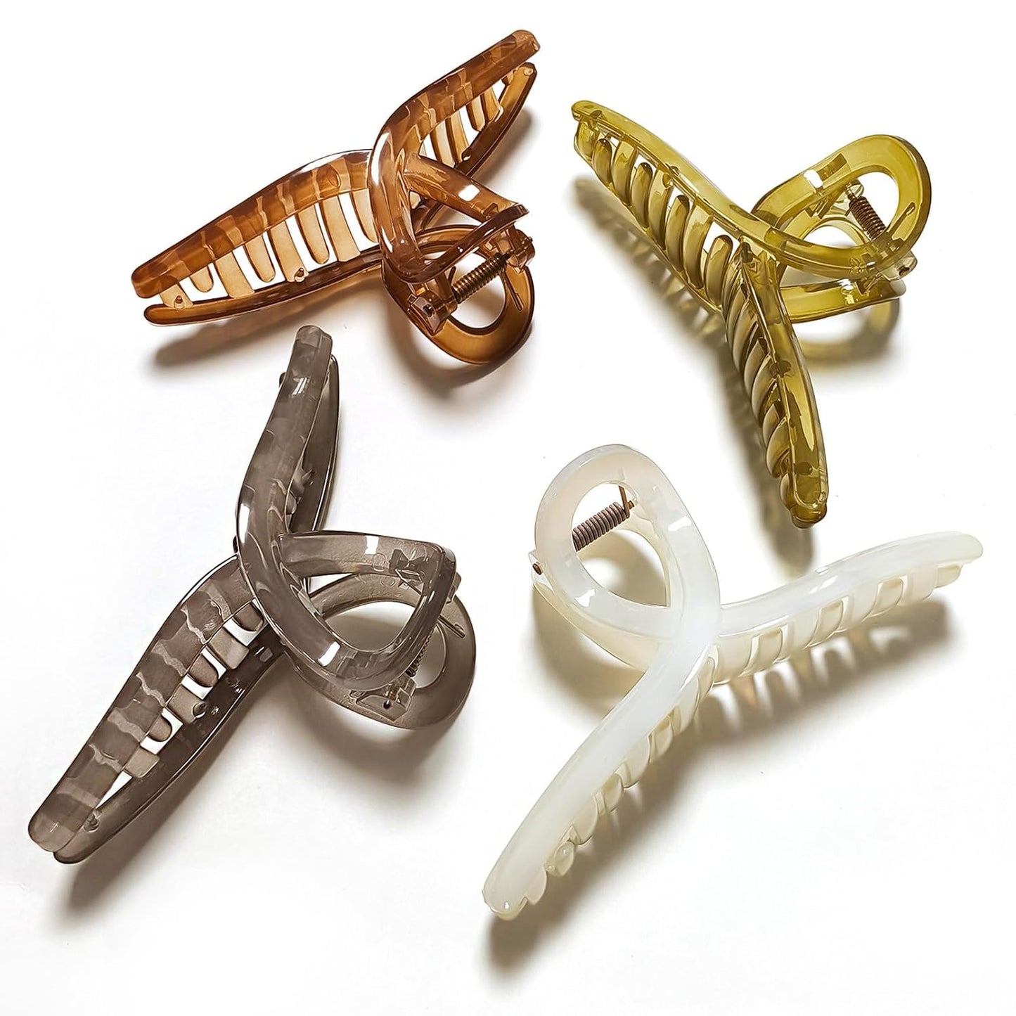 Extra Large Claw Clips - 5 Inch Jumbo No Slip Hair Clips for Thick Long Curly Hair | 2 Pack