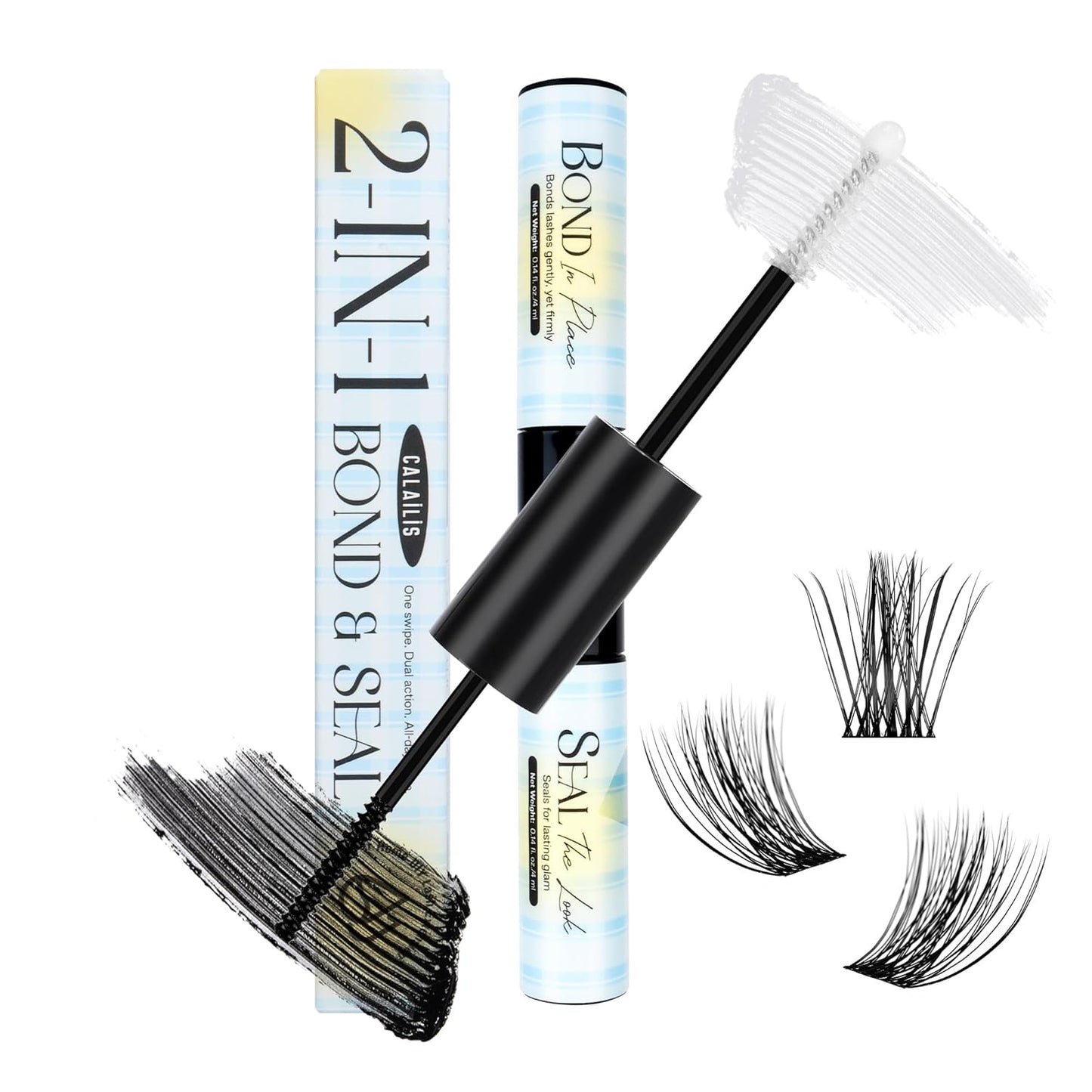 Lash Cluster Glue - Strong Hold Waterproof Adhesive for Eyelash Extensions | 5ml, Lasts 4+ Weeks