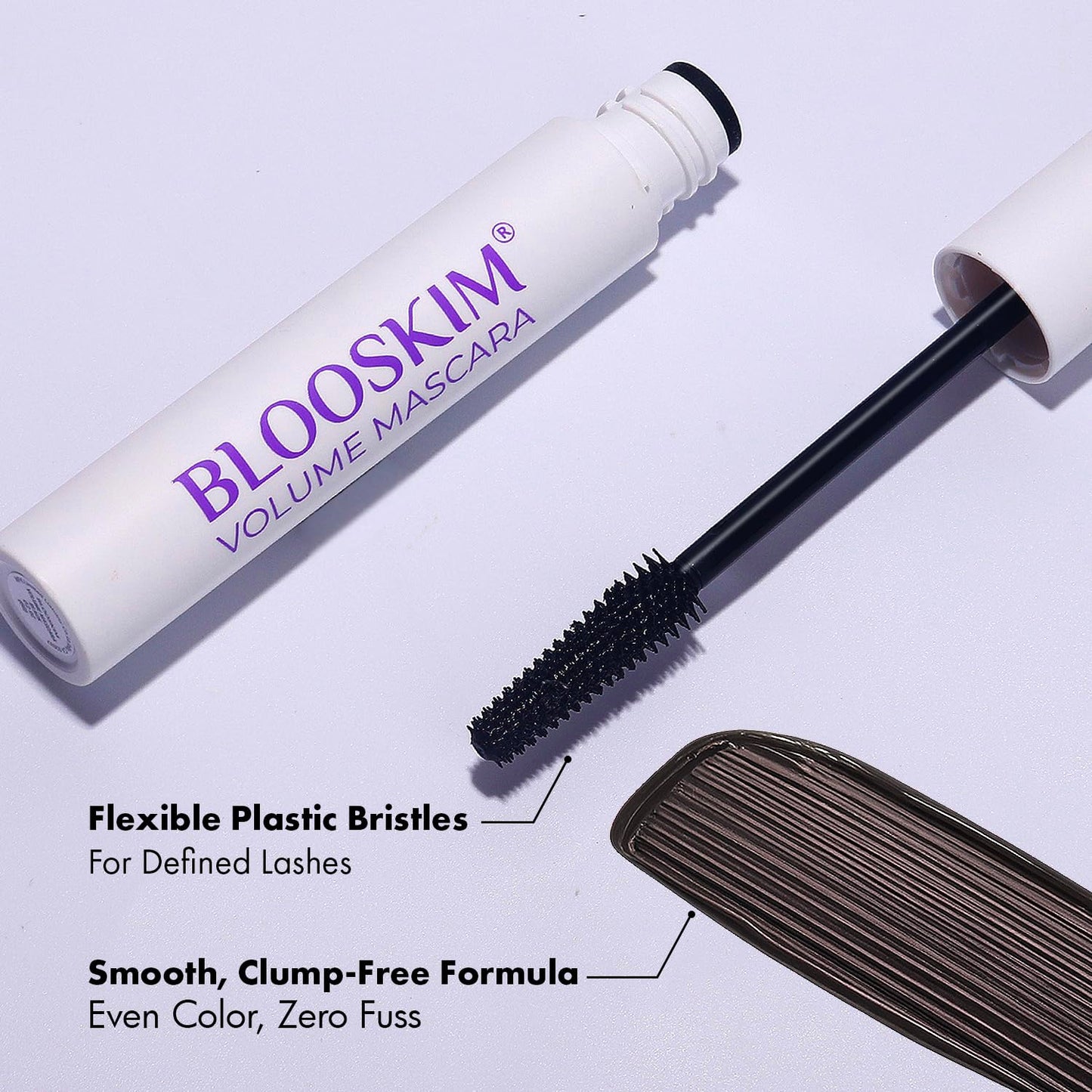 Mascara for Older Women 60 Plus: Black Prime Lash Mascara - Prime Mascaras for Mature Women Makeup - Hypoallergenic Non-Clumping Formula for Sensitive Eyes, 6g