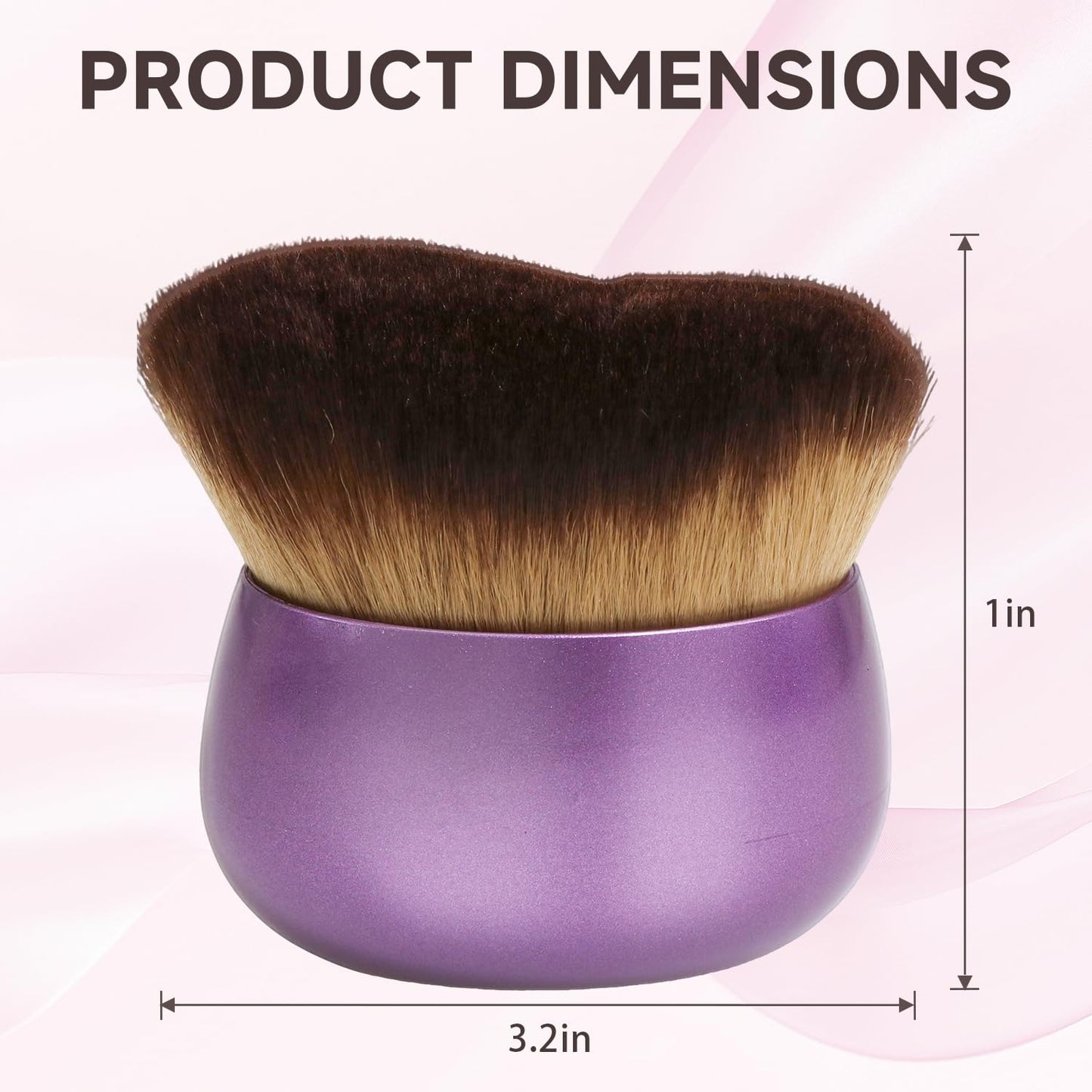 Extra Large Body Makeup Brush - Blend & Blur Self Tanner & Bronzer Applicator | Purple Gift Box