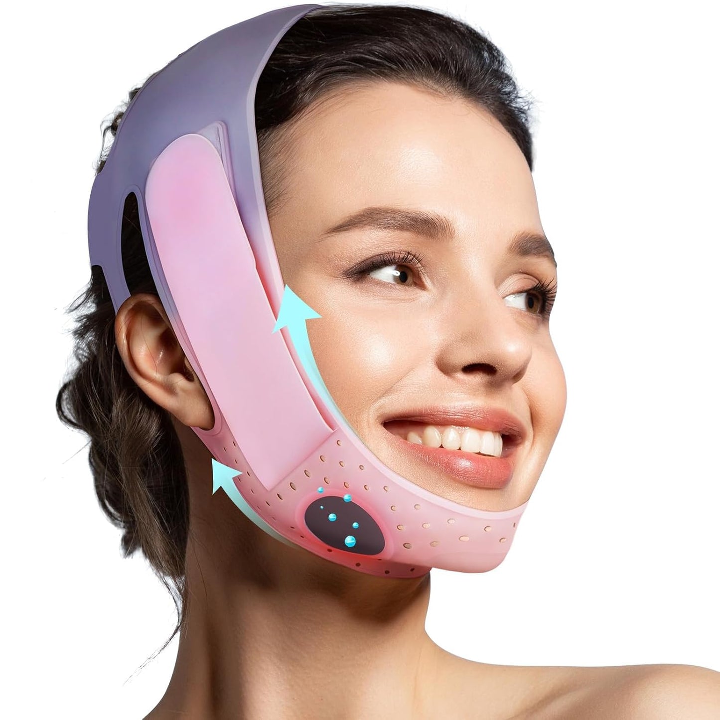 V-Shaped Soft Silicone Chin Strap Face Mask - Comfortable Fit for Enhanced Support
