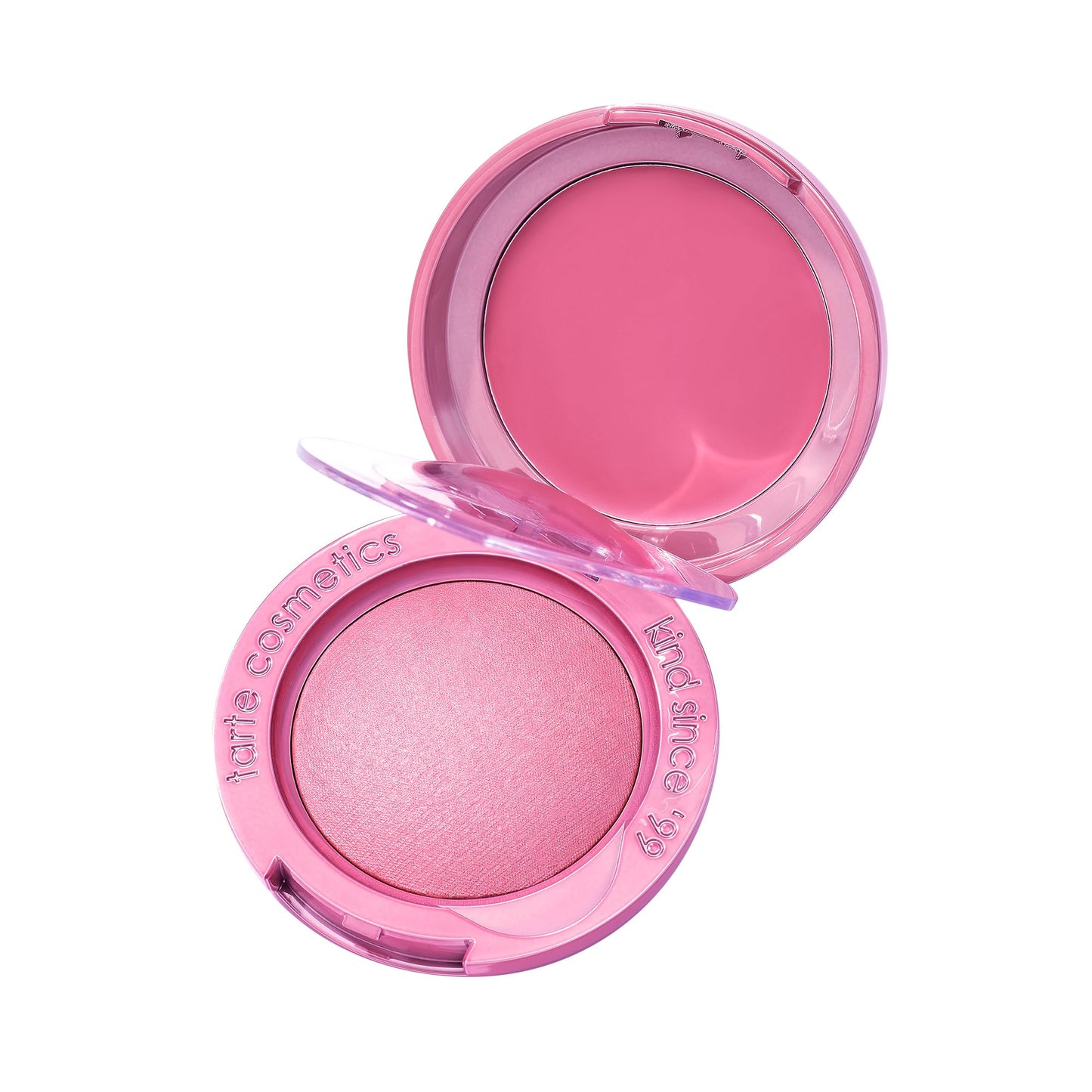 tarte macaron blush & glow duo - Multi-Use Longwear Makeup with Peptides, Cream & Powder Blush Duo with Blend Bar for a Buildable Bright Lifted Look, Vegan & Cruelty-Free, full size, pink champagne