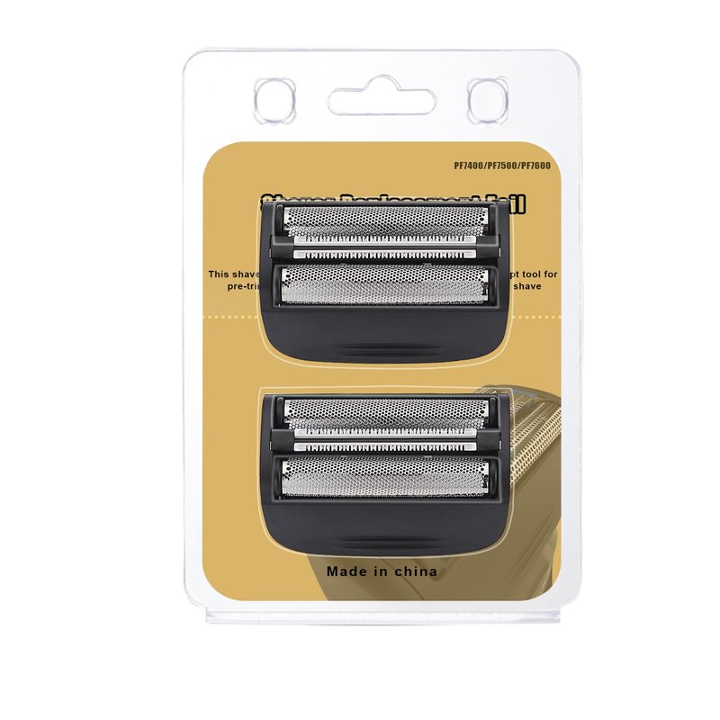 Replacement Head and Cutter Assembly Compatible with Remington PF7400, PF7500, and PF7600 Foil Shavers，2 PACK（White）