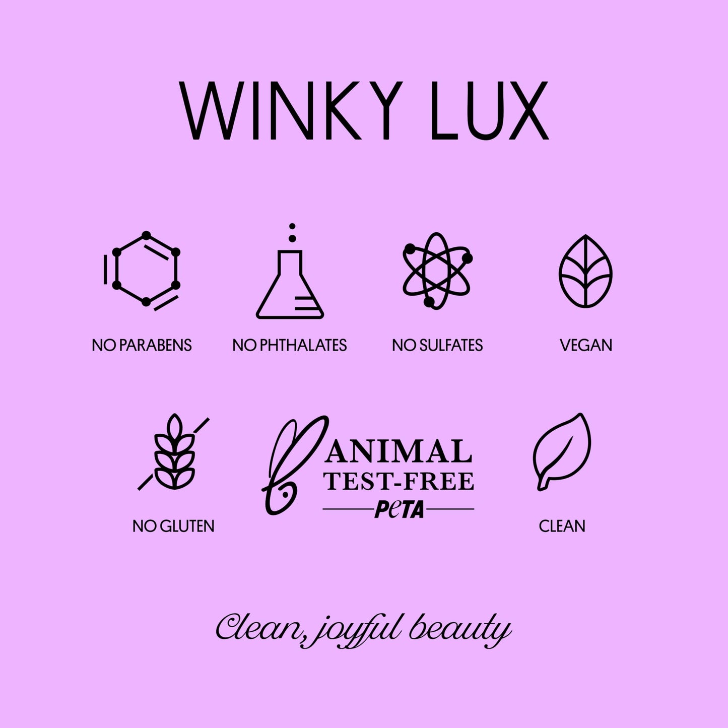 Winky Lux Lavender Glitter Confetti Balm - Hydrating ph Lip Balm, Natural Pink Tint with pH Color Changing, Moisturize & Soften Lips While Leaving Sheer Pink Tint, with Vanilla Scent