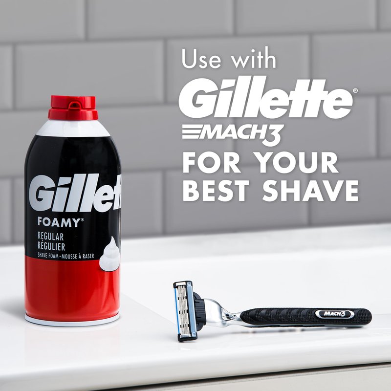Gillette Foamy Shaving Cream, Regular, 11 Oz