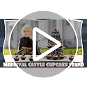 3-Tier Medieval Castle Cupcake Stand with 24 Knight Cake Toppers
