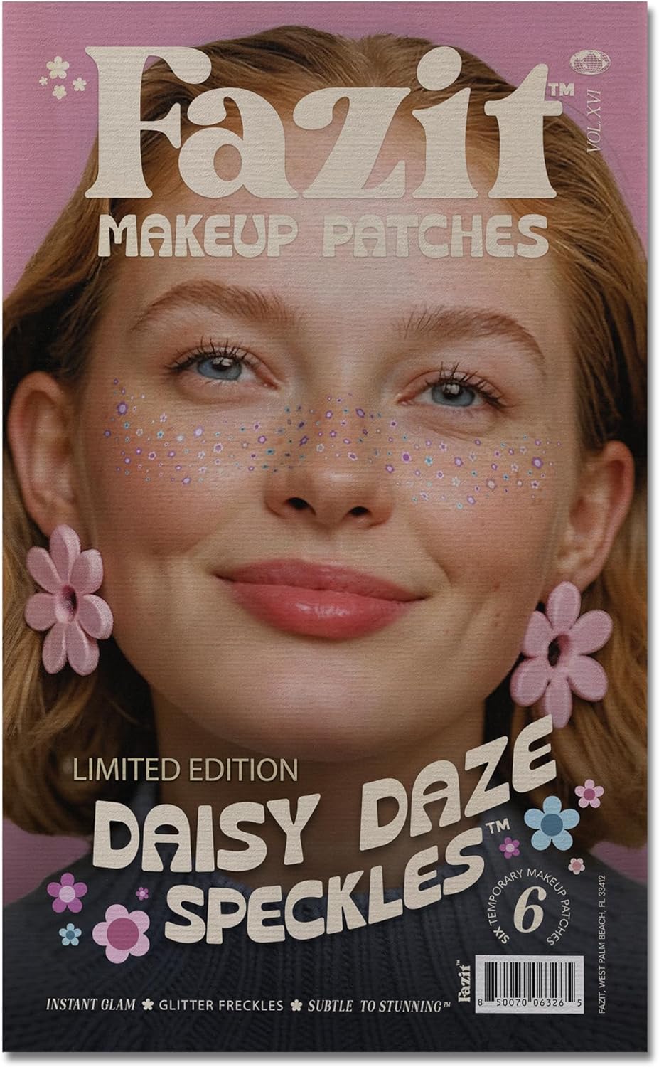 Soccer Face Stickers - Waterproof Glitter Makeup Patches for Game Day Glam | Red, Blue & Silver (6 Pack)