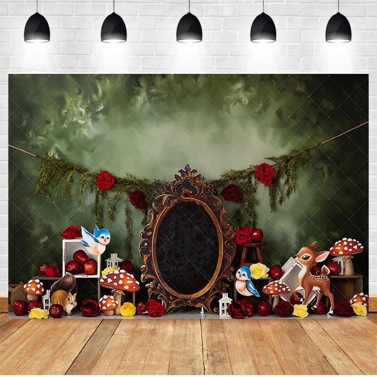 Aurolisa Snow White Princess Photo Background (Princess, 7x5ft)