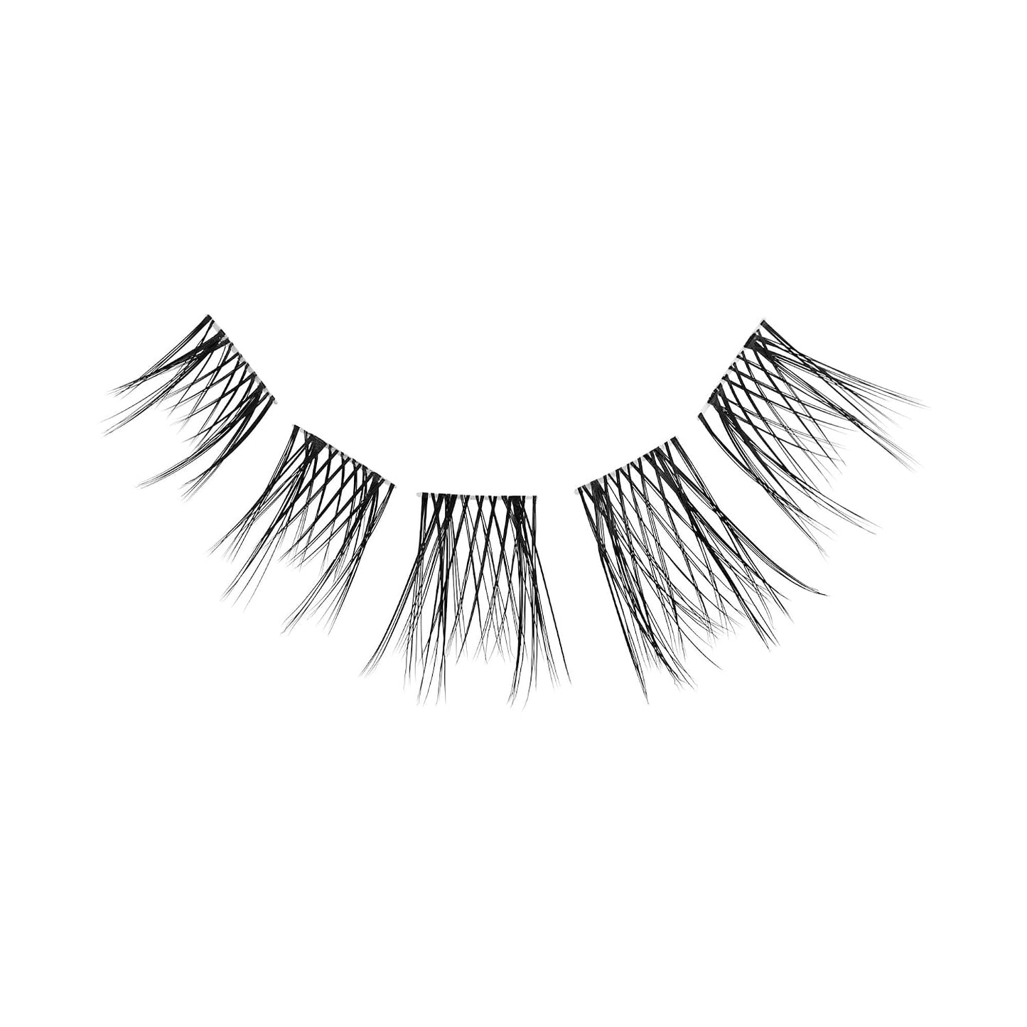 Falscara False Eyelashes - Faux Mink Wispy Lash Clusters, 10mm-16mm | 50 Reusable Wisps, Contact Lens Friendly