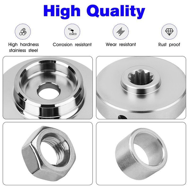 Trimmer Blade Kit Hardware Compatible with Echo SRM 225 Brush Blade Conversion Kit C535000160 C535000150, Replacement Echo Brush Cutter Attachment Fits All SRM Series Except The High Torque Version