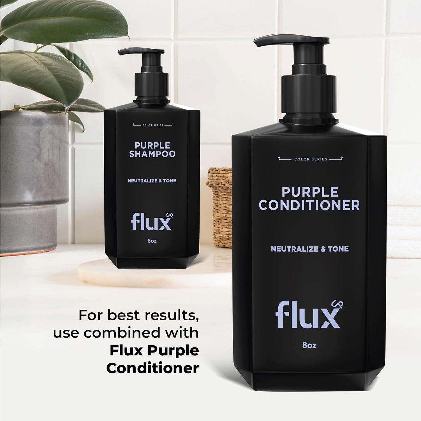 Purple Shampoo for Blonde Hair - Sulfate-Free Toning for Blondes & Highlights - 8 fl oz