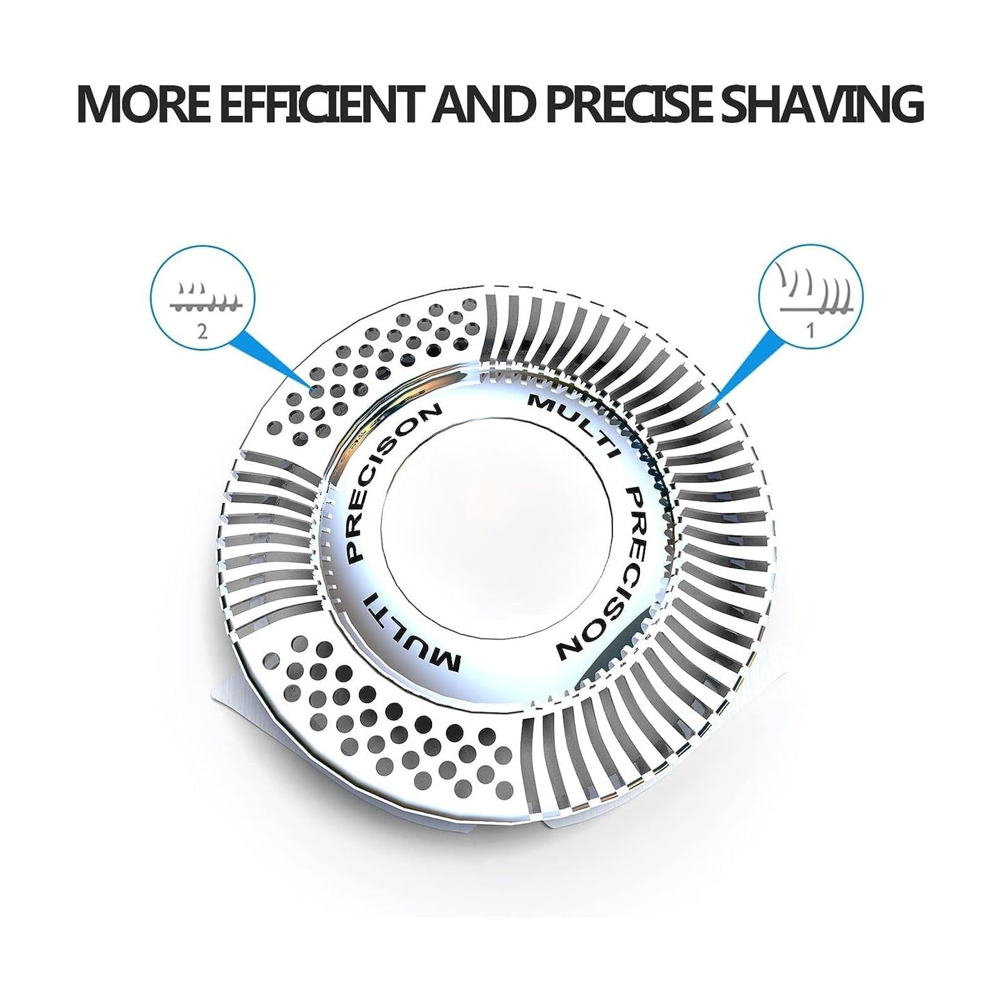 SH50 Compatible Replacement Head Compatible with Philips Norelco Series 5000 Shavers | S5000/S6000/S5100/S5500 Models | (3 pcs)