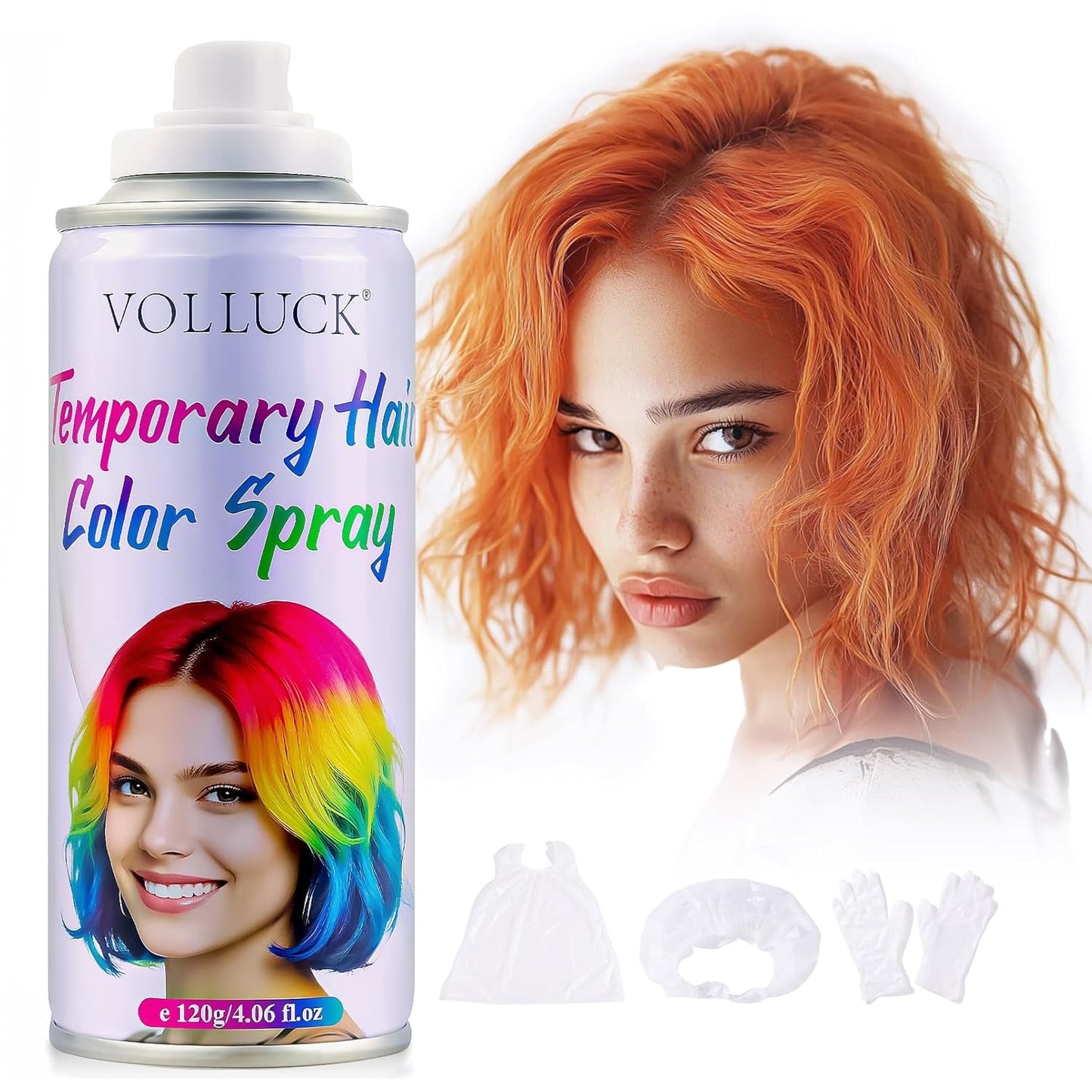 Temporary Blue Hair Spray - 1-Day Hair Color for Kids & Adults | Fast-Drying, Non-Sticky, Washable 4.06 Fl Oz